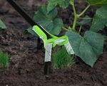 Handheld Stirrup Hoe – Manual Garden Weeding Tool