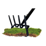 2-in-1 Garden Rake and Stirrup Hoe – Manual Weeding Cultivator