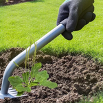 Tine Hand Weed Puller – Manganese Steel Head & Rubber Grip