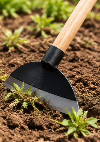 Replacement Garden Hoe Head – Round-Eye Design (Head Only)