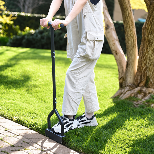 Manual Lawn Edger with Serrated Blade – Garden Border Cutting Tool