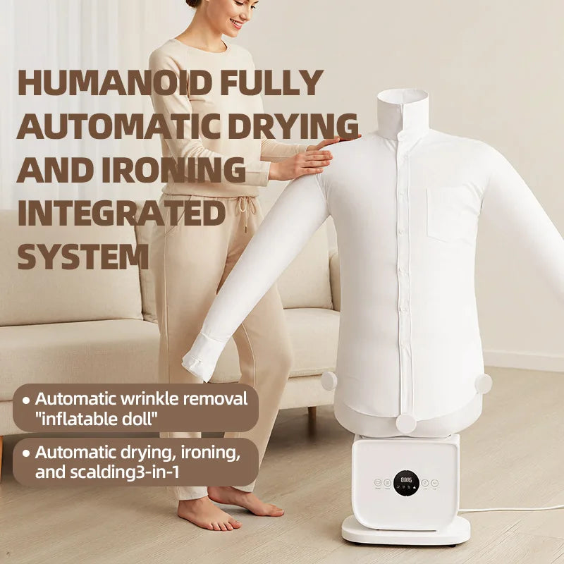 2026 Automatic Human-shaped Garment Ironing & Drying Machine, Clothes Wrinkle Remover Dryer