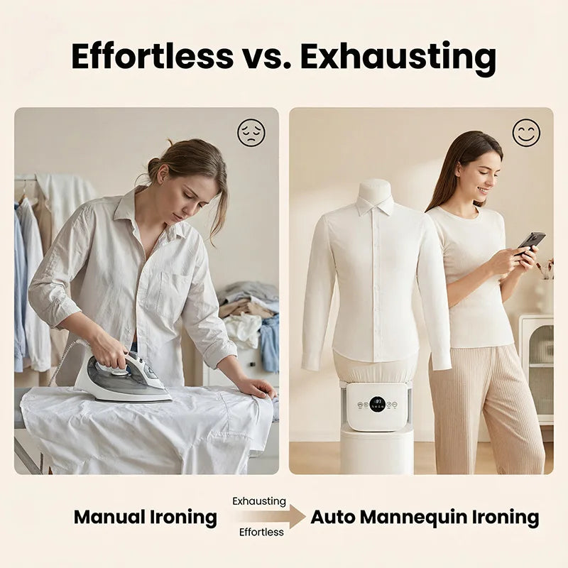 2026 Automatic Human-shaped Garment Ironing & Drying Machine, Clothes Wrinkle Remover Dryer